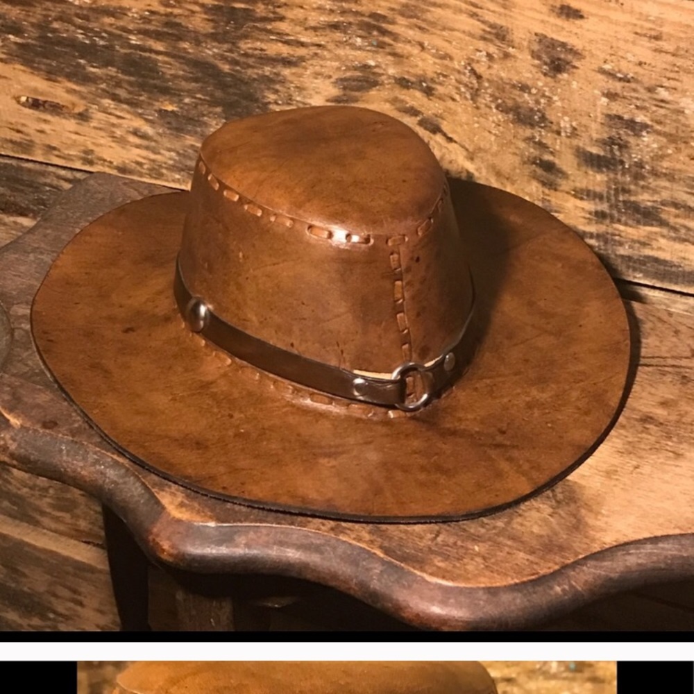 Leather Urban Outfitters Hat